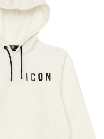 ICON Sweatshirt 'BACK SPLASH' in Weiß