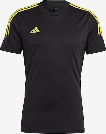 ADIDAS PERFORMANCE - Camiseta de fútbol 'Tiro 23 Club' en negro: frente