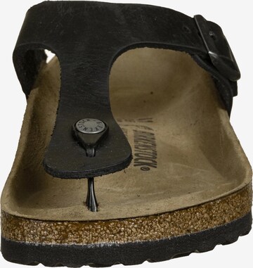 BIRKENSTOCK T-bar sandals 'Gizeh' in Black