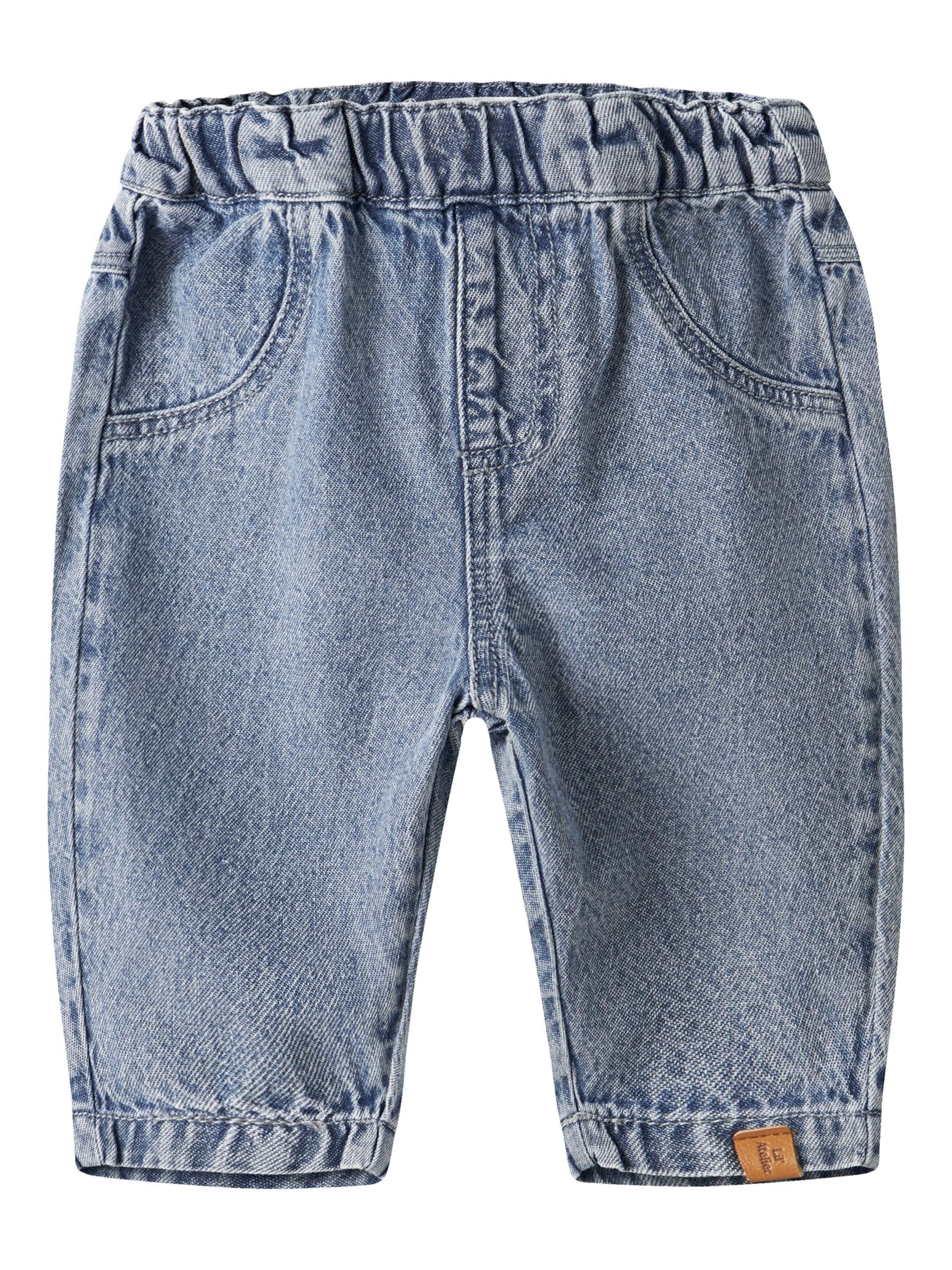 Lil'Atelier Loosefit Jeans i blå: forside