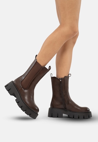 Chelsea Boots Elara en marron