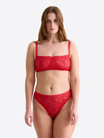 Erlich Textil String 'Dreamy' in Red: front