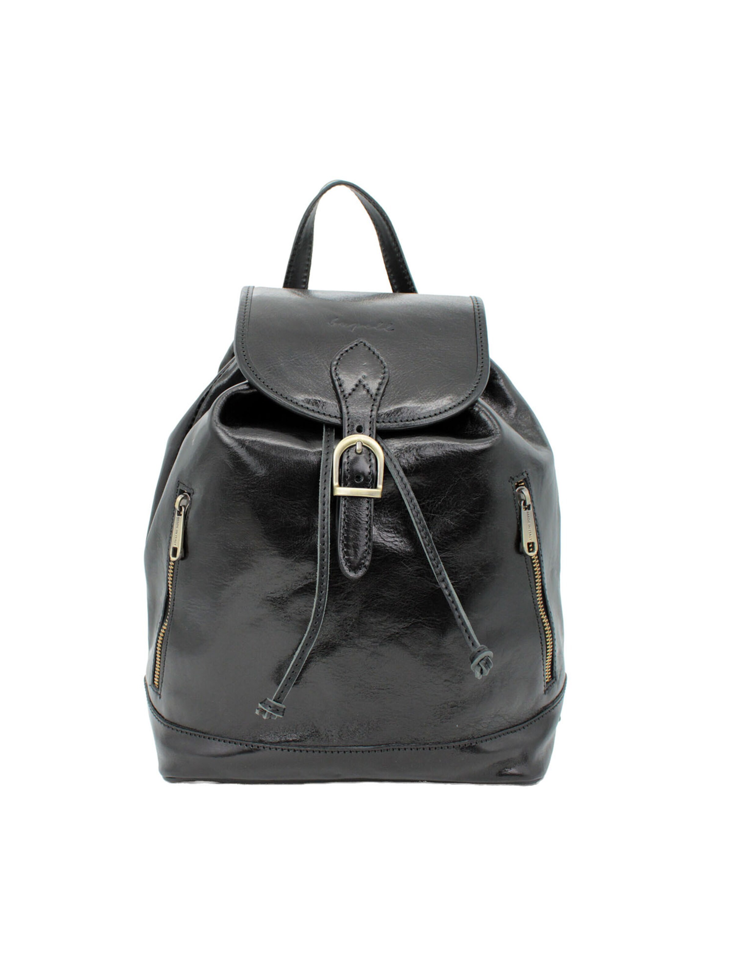 bupell Rucksack 'Violetta'‌ in Schwarz: Vorderseite