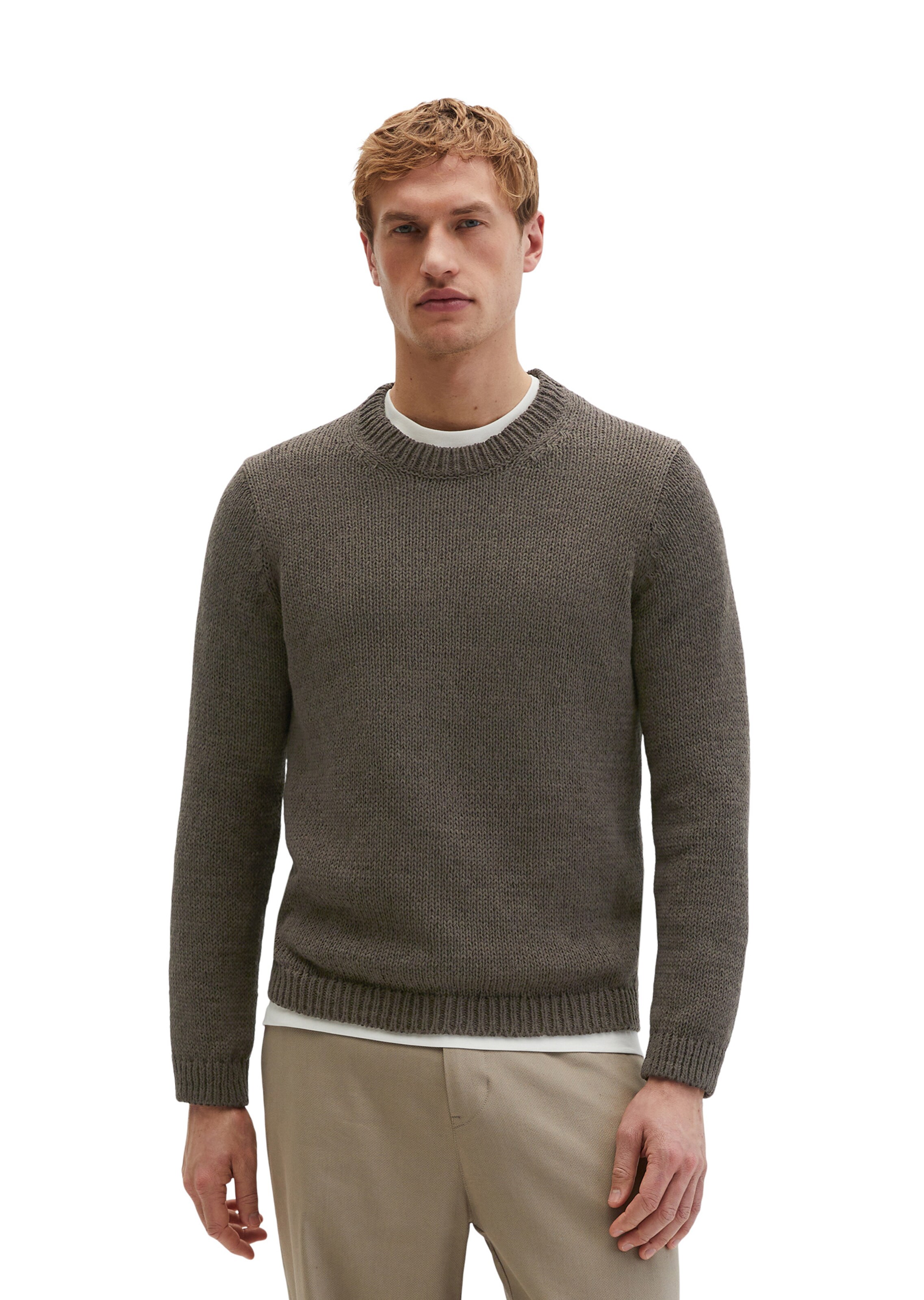 Marc O'Polo Pullover in Braun: Vorderseite