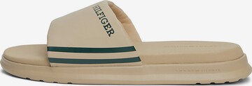 TOMMY HILFIGER Beach & Pool Shoes in Beige: front