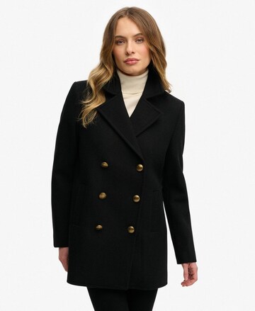 Superdry & Co Tussenmantel in Zwart: voorkant