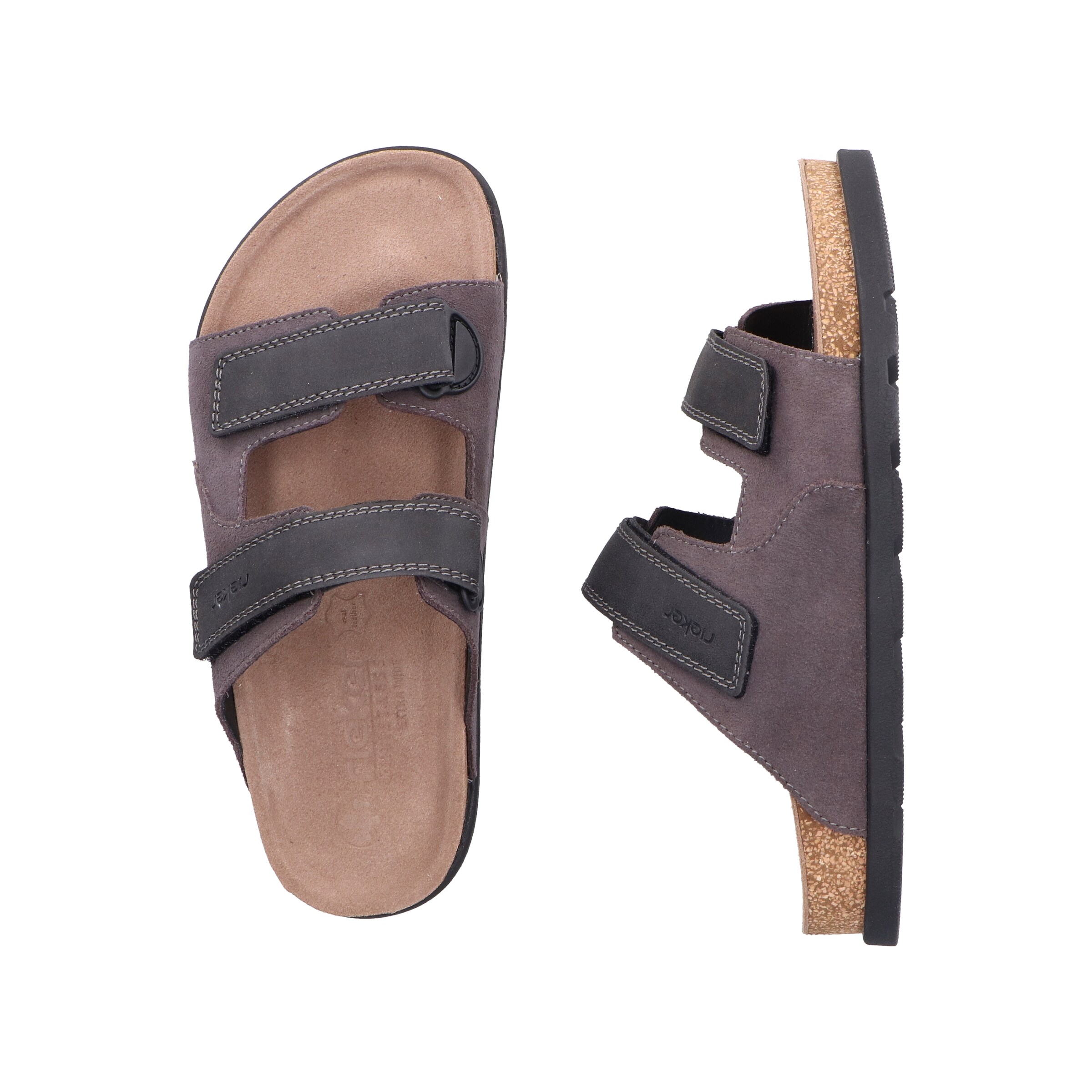 Rieker Mules in Grey