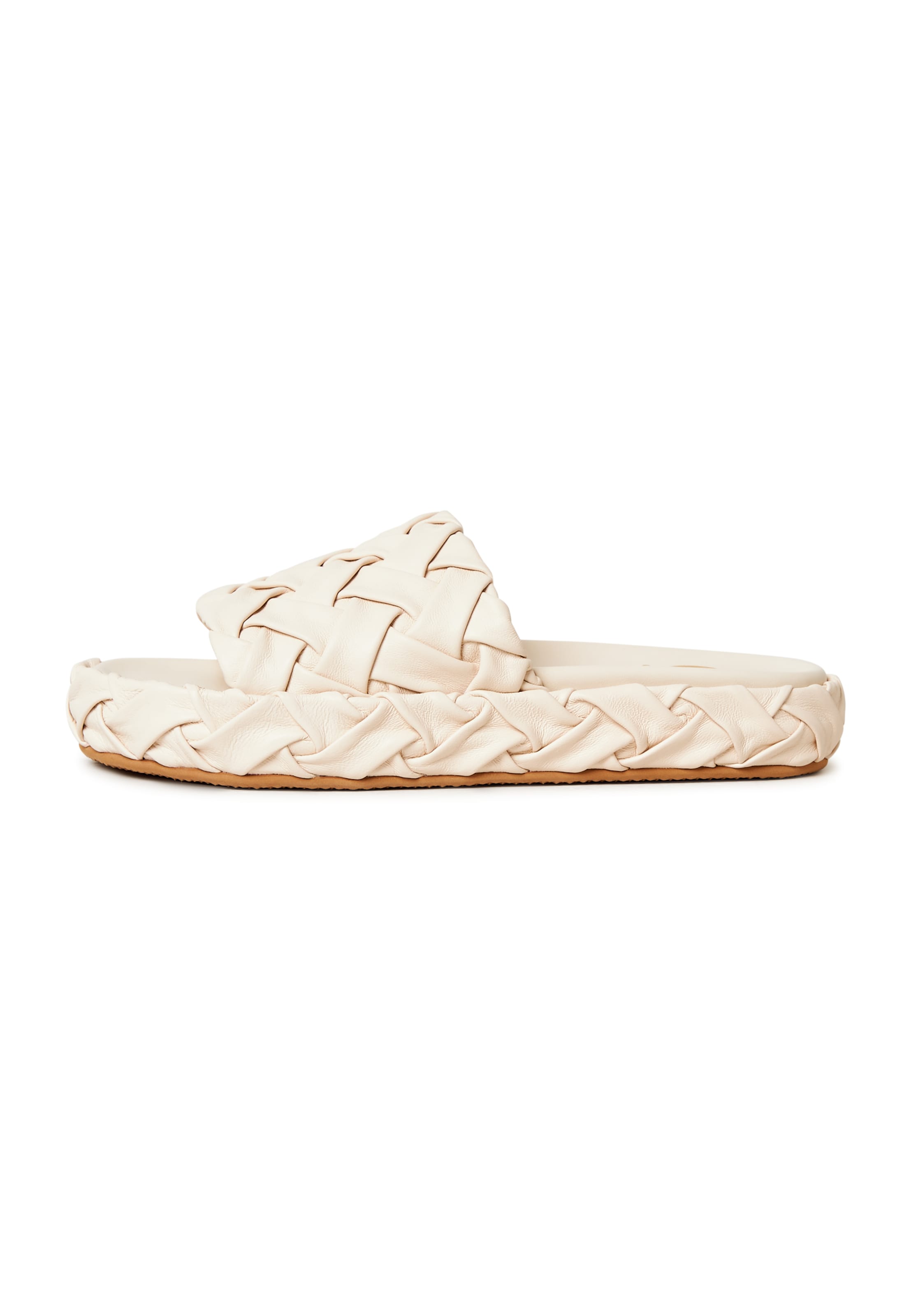 CESARE GASPARI Mule in Beige: front