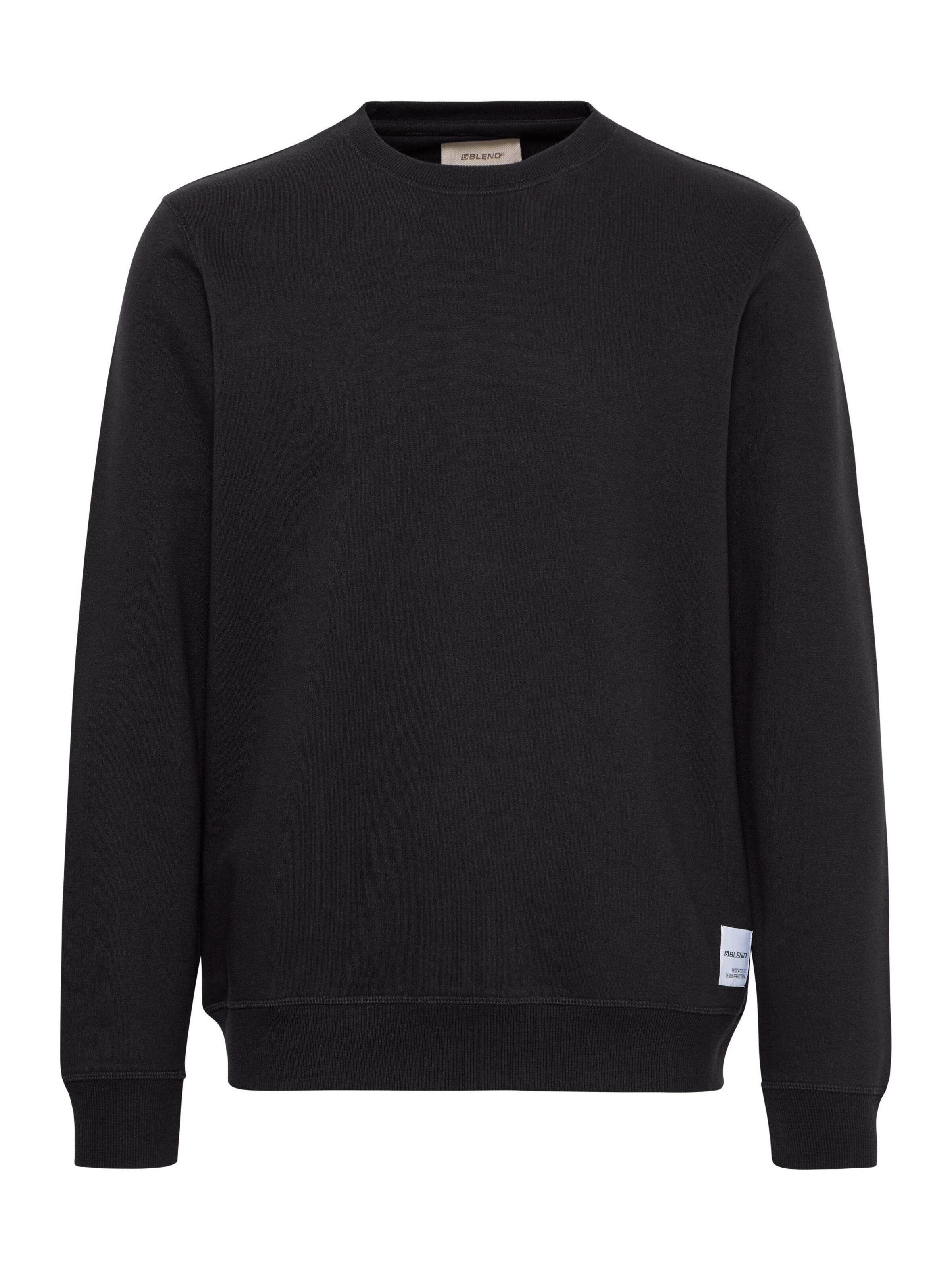 BLEND Sweatshirt 'ANDERS ' in Zwart: voorkant