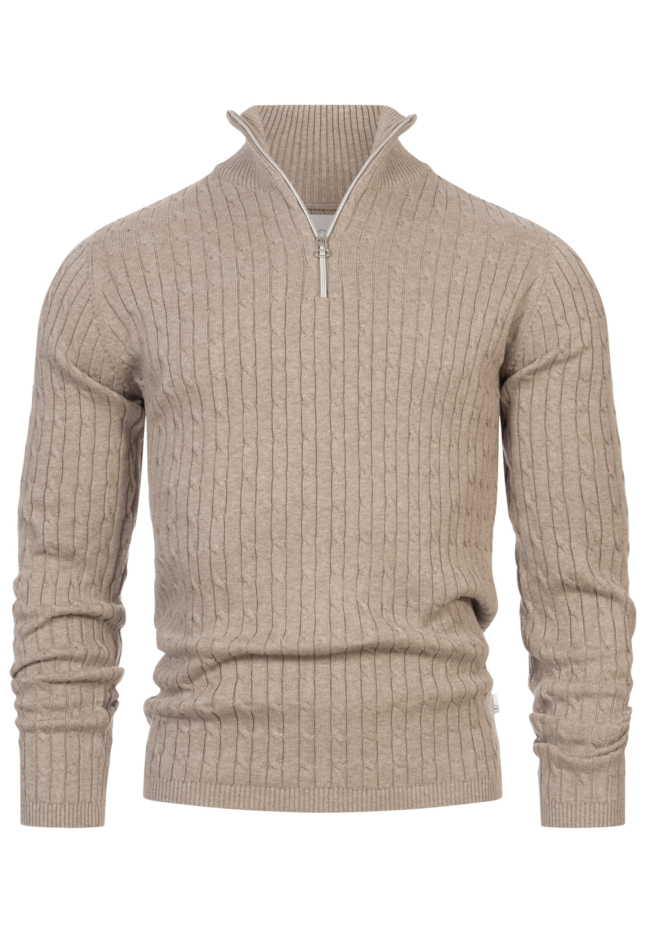 Kronstadt Trui 'Cable' in Beige: voorkant