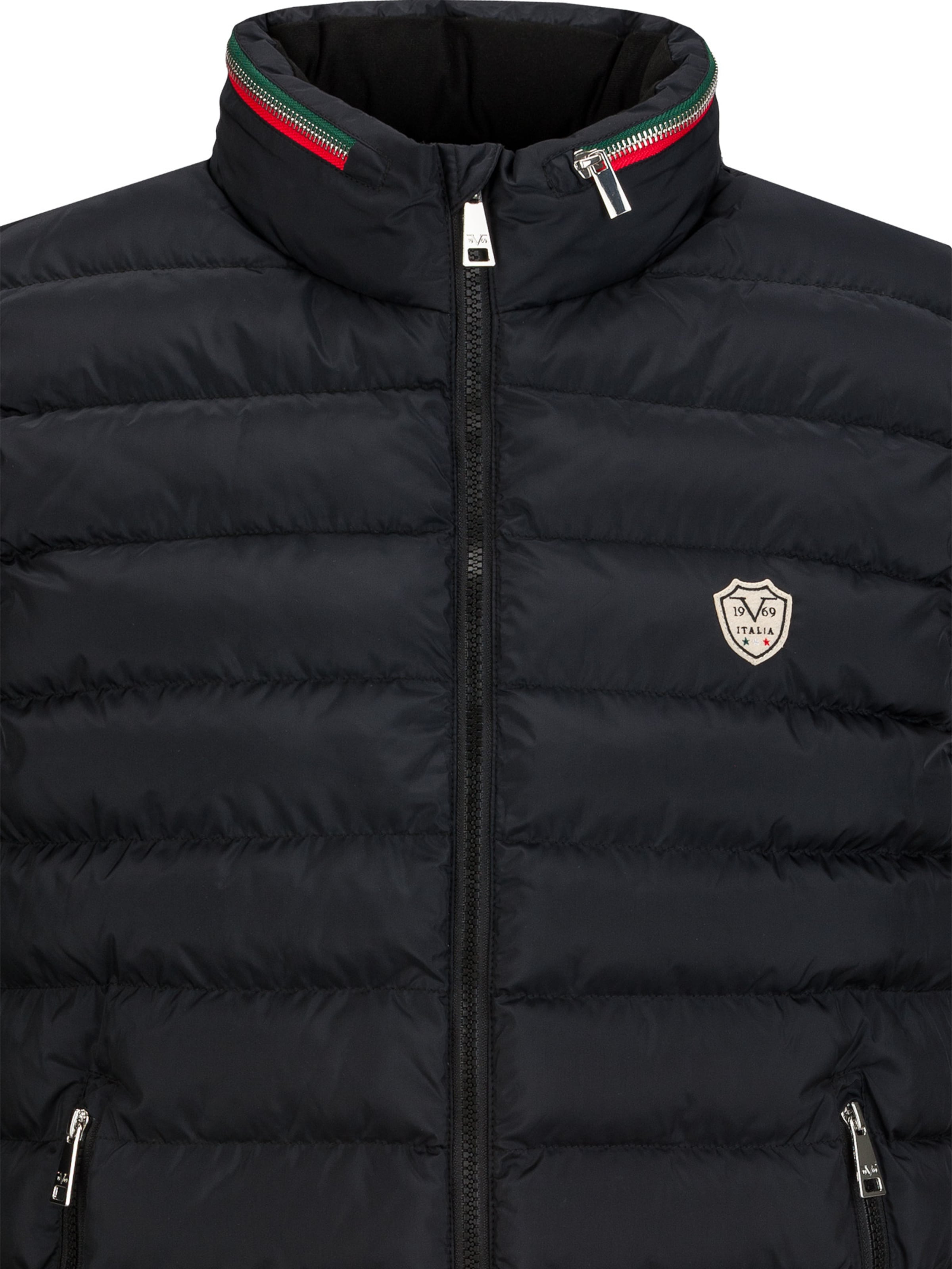 19V69 ITALIA Kamizelka 'Jay' w kolorze czarny