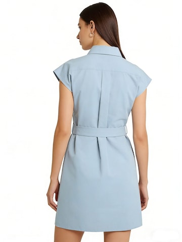 MEETWEE Blousejurk in Blauw