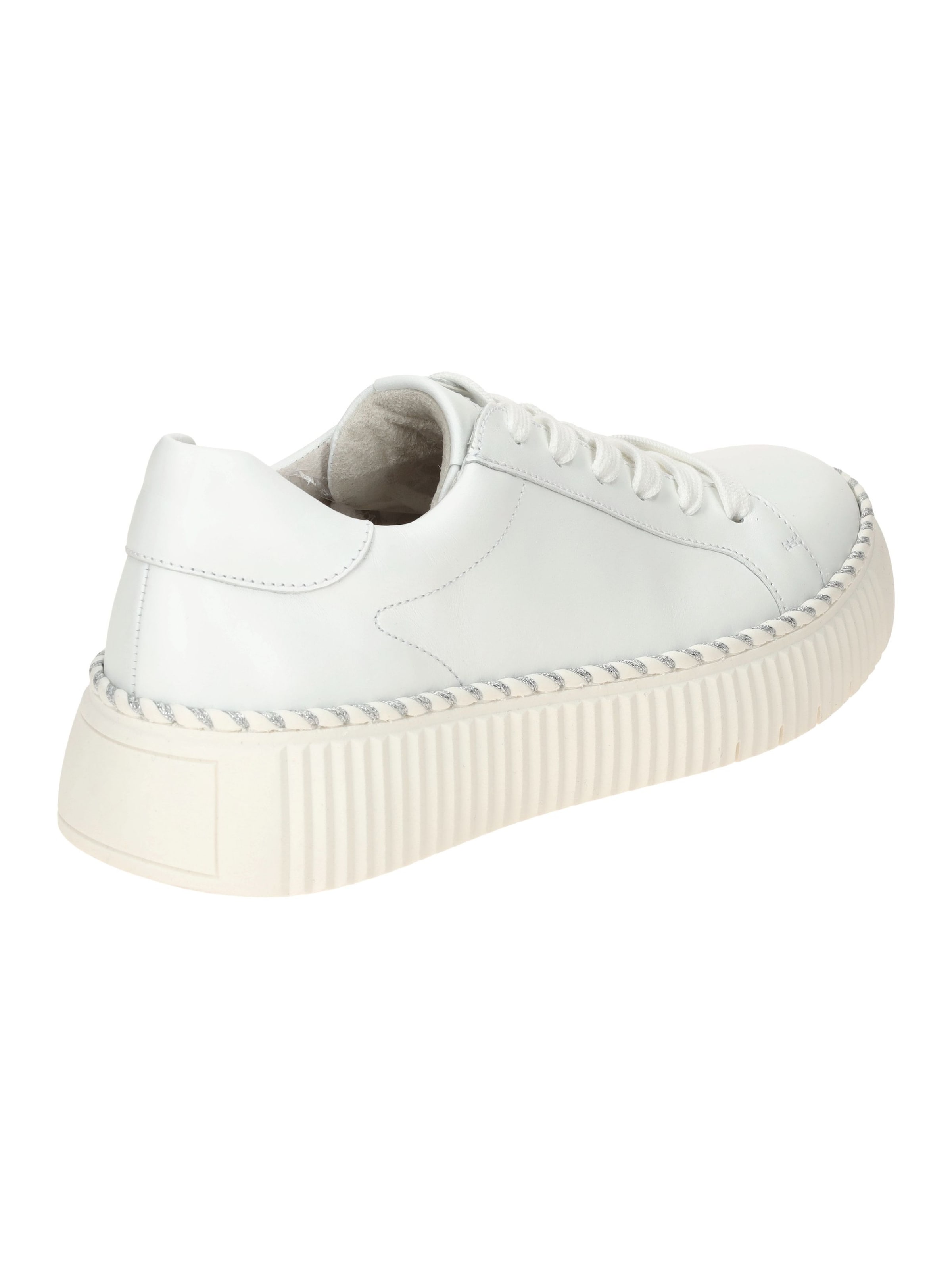 GABOR Schnürschuh 'Gabor Schuhe weiß silber Plateau Sneakers 73.240.29'‌‌‌ in Weiß