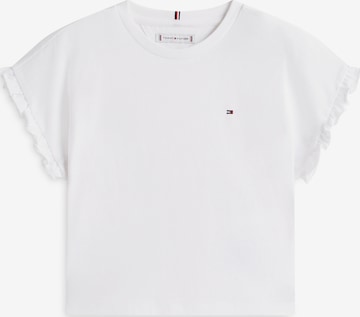 TOMMY HILFIGER Μπλουζάκι 'ESSENTIAL' σε λευκό: μπροστά