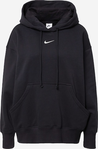 Nike Sportswear Sweatshirt 'Phoenix Fleece' in Black: front