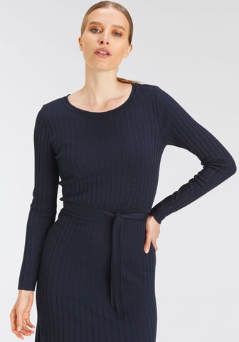 DELMAO Knitted dress in Blue