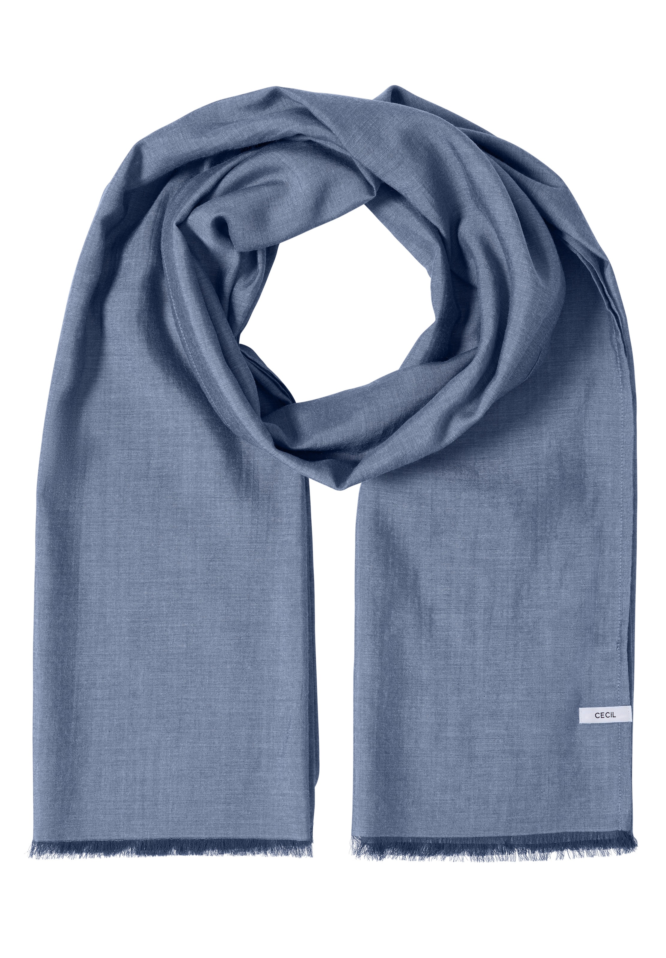 CECIL Scarf in Blue: front