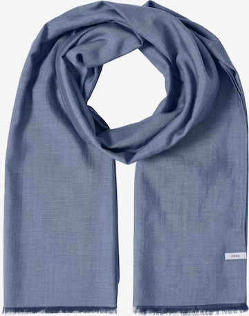 CECIL Scarf in Blue: front