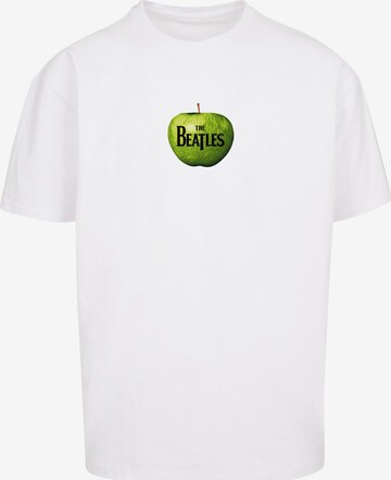 Merchcode T-Shirt 'Beatles - Apple' in Weiß: predná strana