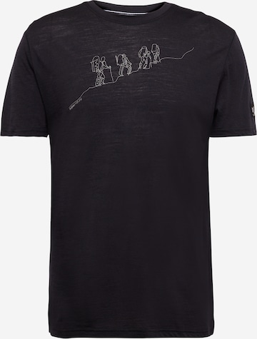 super.natural Performance Shirt 'HIKING' in Black: front