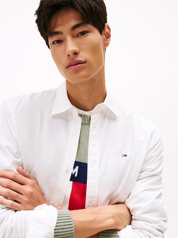 Tommy Jeans Regular Fit Hemd in Beige