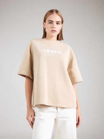 LEVI'S ®Majica 'Graphic Louise SS Crew' - bež boja: prednji dio