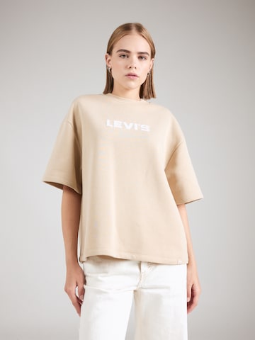 LEVI'S ® Shirt 'Graphic Louise SS Crew' in Beige: predná strana