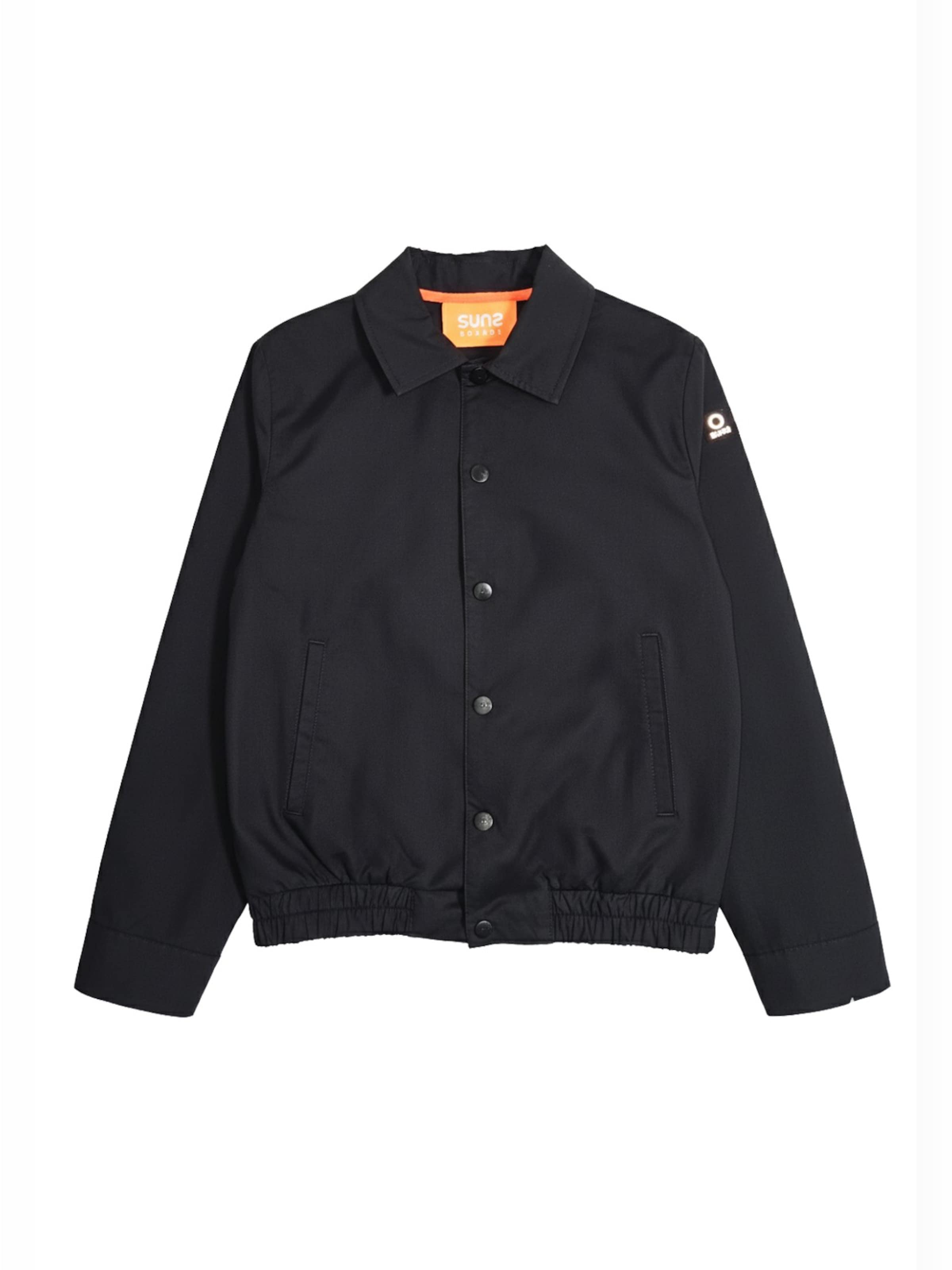 Suns Between-Season Jacket 'Giubbino nero per bambino' in Black: front