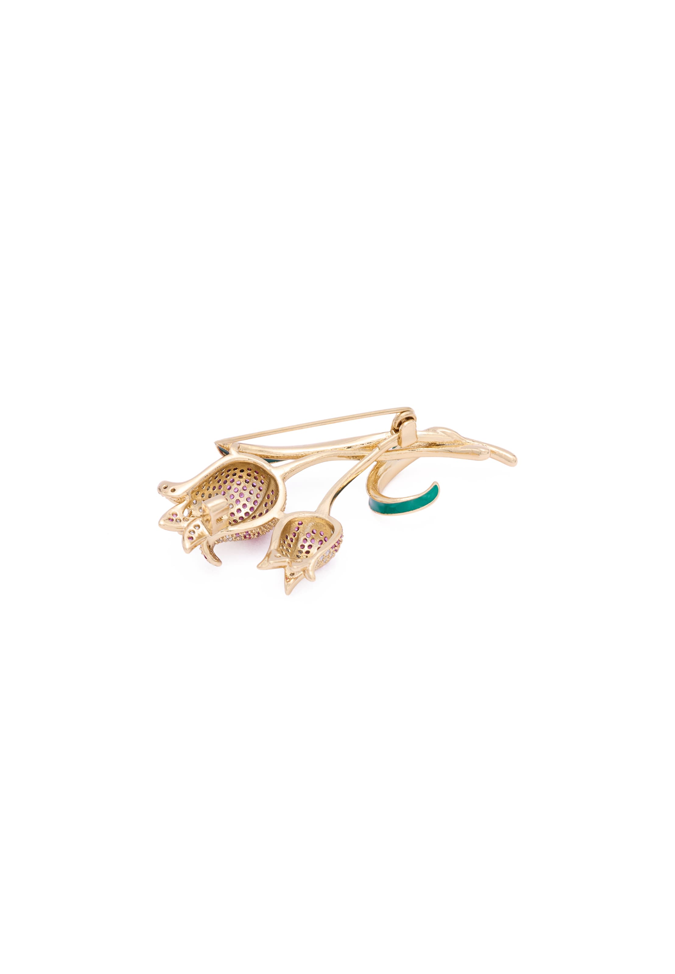 usha BLACK LABEL - Broche en oro
