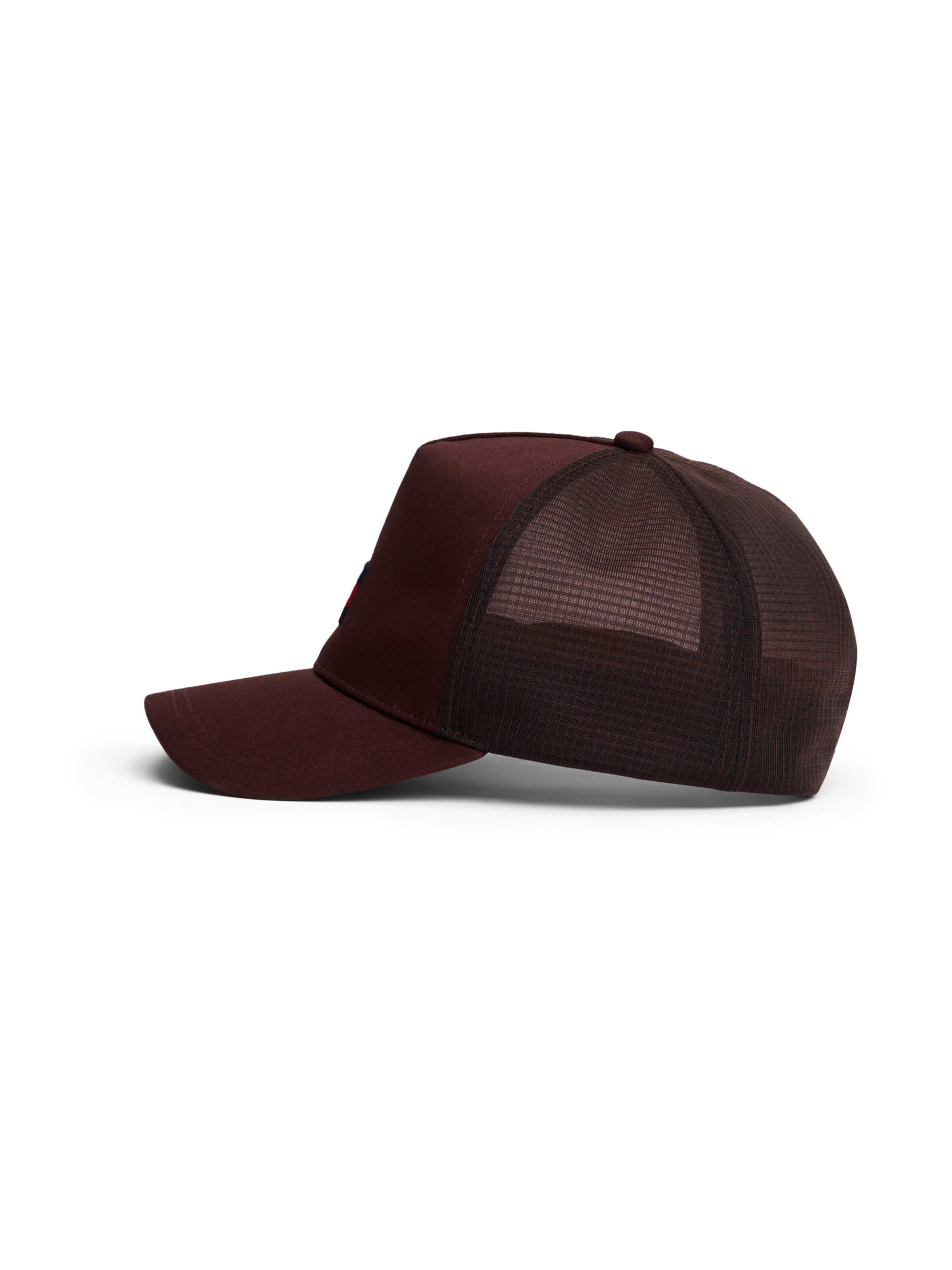 Tommy Jeans Kapa 'HERITAGE' | rjava barva: sprednja stran