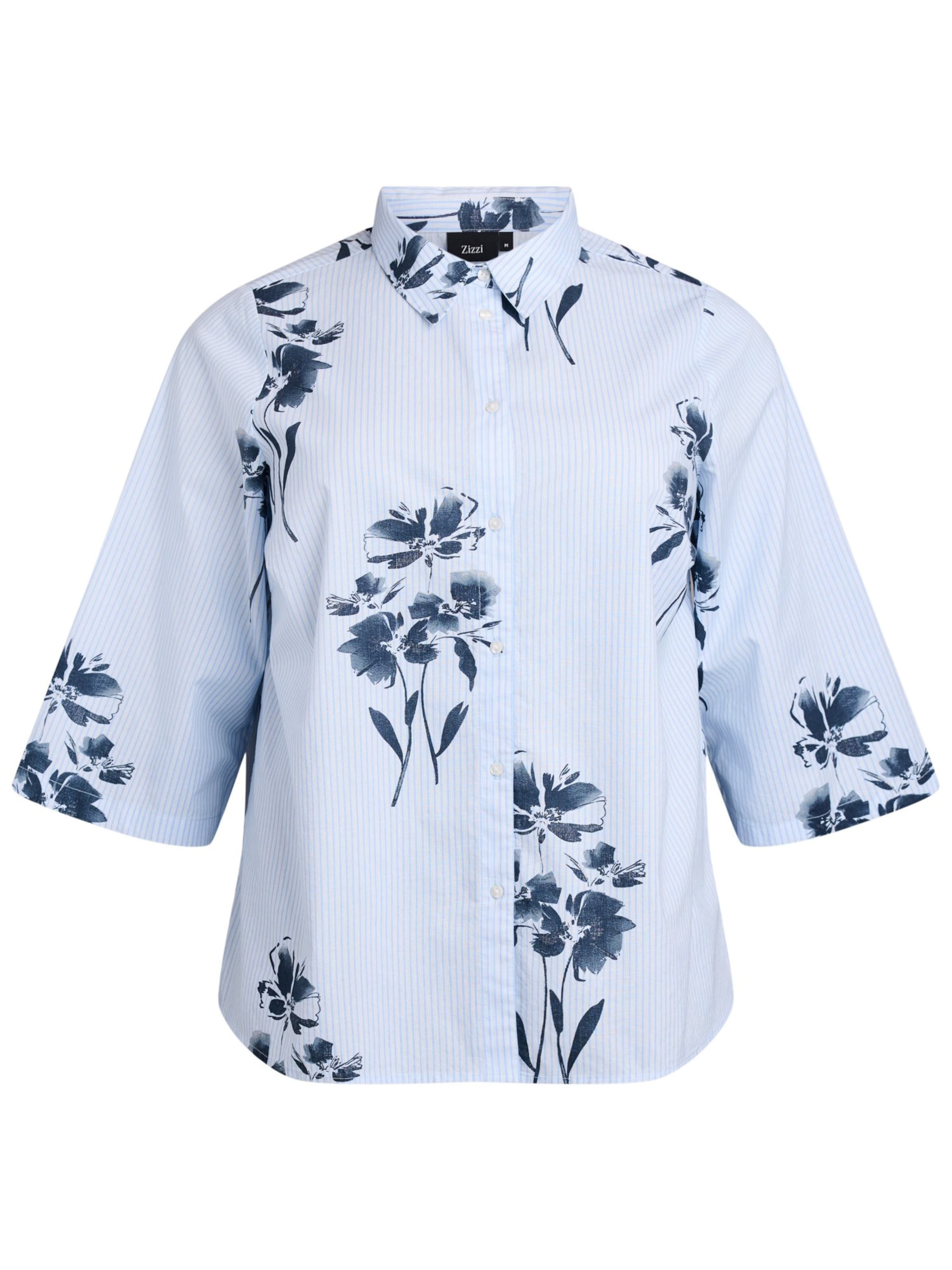 Zizzi Blúz 'Evarsha' - kék: elől