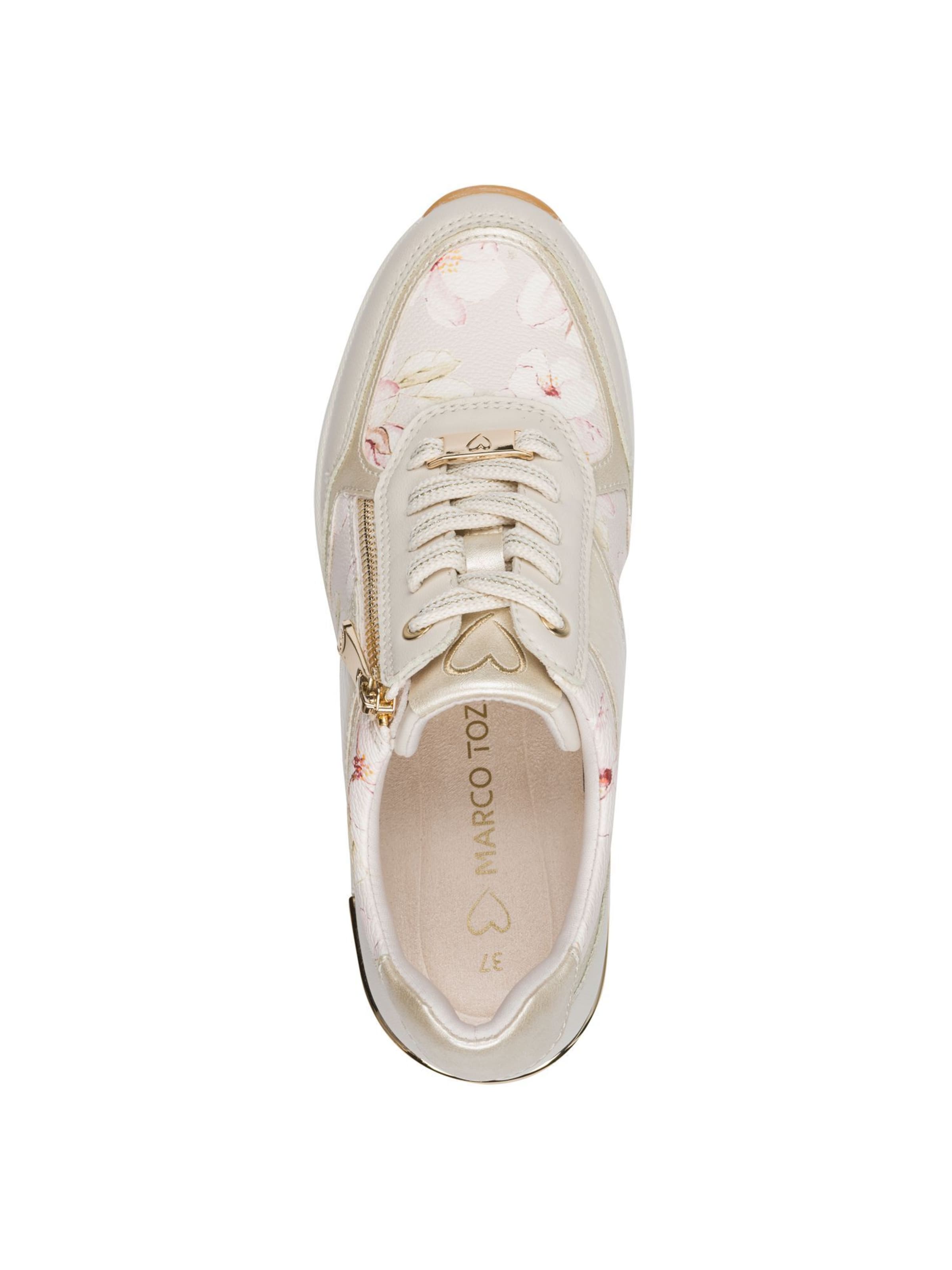 MARCO TOZZI Sneakers laag in Beige