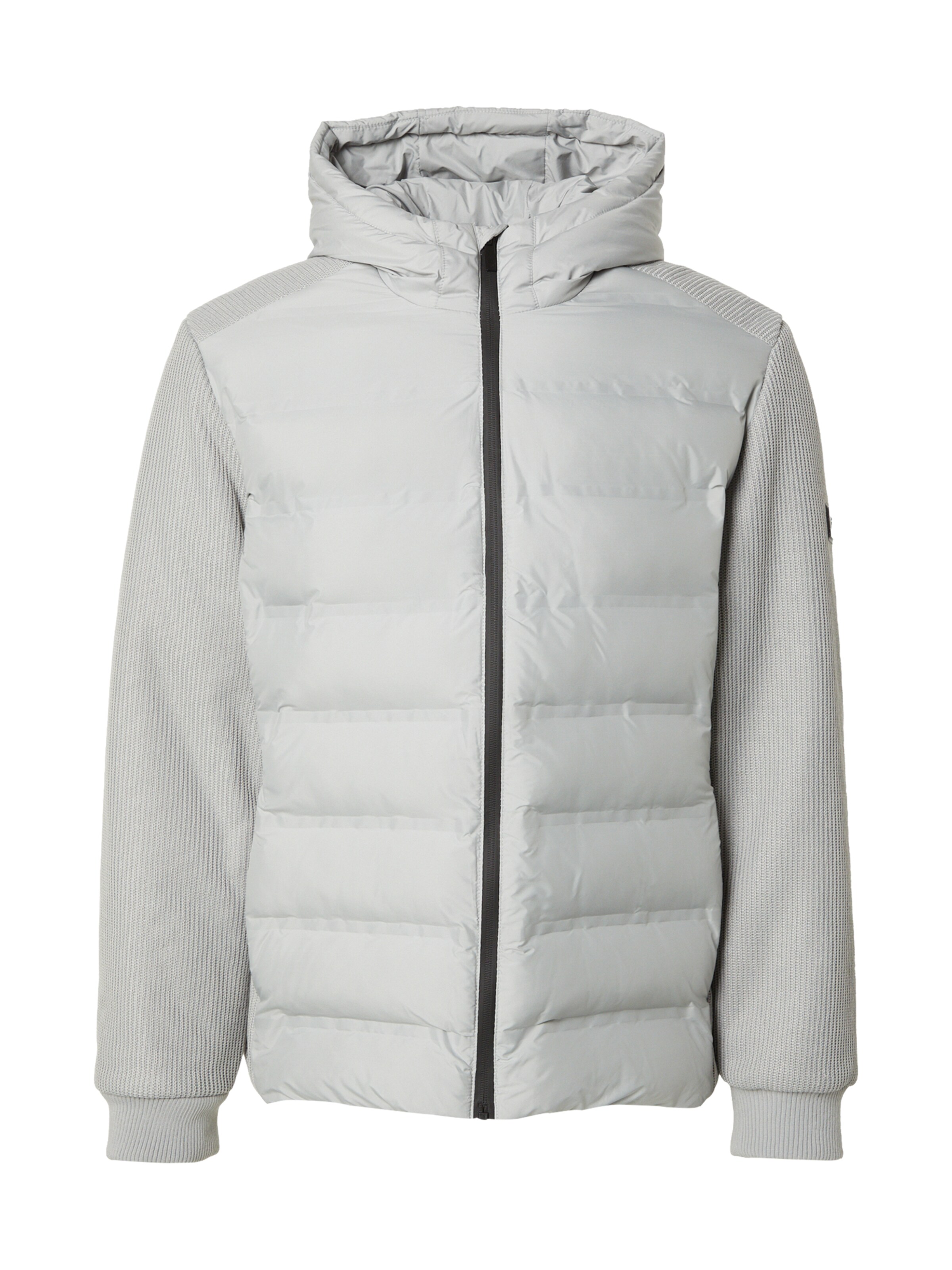 DAN FOX APPAREL Winter Jacket 'Carlos' in Grey: front