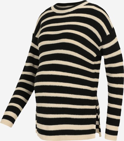 Vero Moda Maternity Pull-over 'FABULOUS' en crème / noir, Vue avec produit