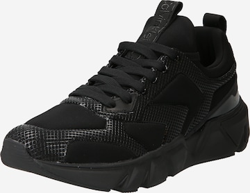 Calvin Klein - Zapatillas deportivas bajas en negro: frente