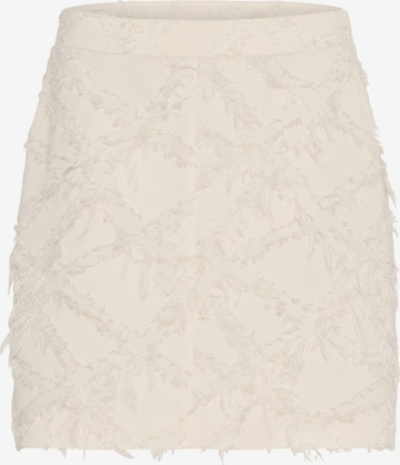 Jupe 'CUhairy' CULTURE en beige : devant