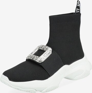 Sneaker alta di STEVE MADDEN in nero: frontale