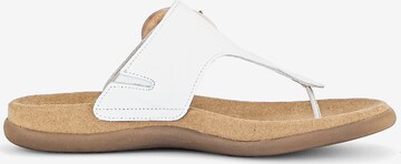 GABOR T-Bar Sandals 'Dianette' in White