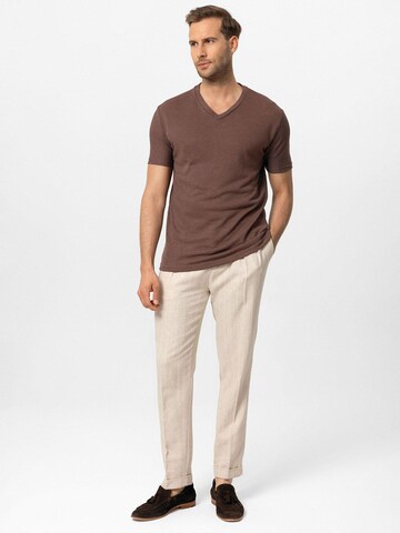 Antioch - Camisa 'Marcello' em castanho