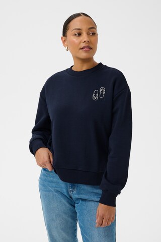 Kaffe - Sudadera 'Lilje' en azul: frente