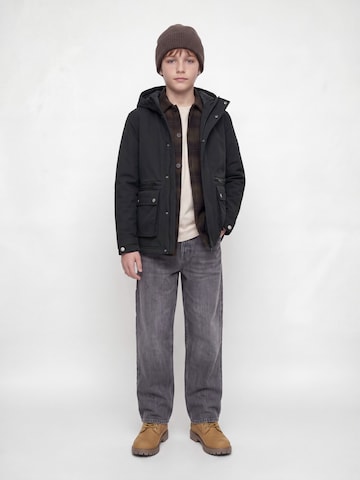 Jack & Jones Junior Winterjas 'EWOLF' in Zwart