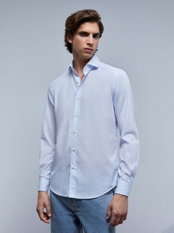 Coupe regular Chemise 'Elisee' Scalpers en bleu