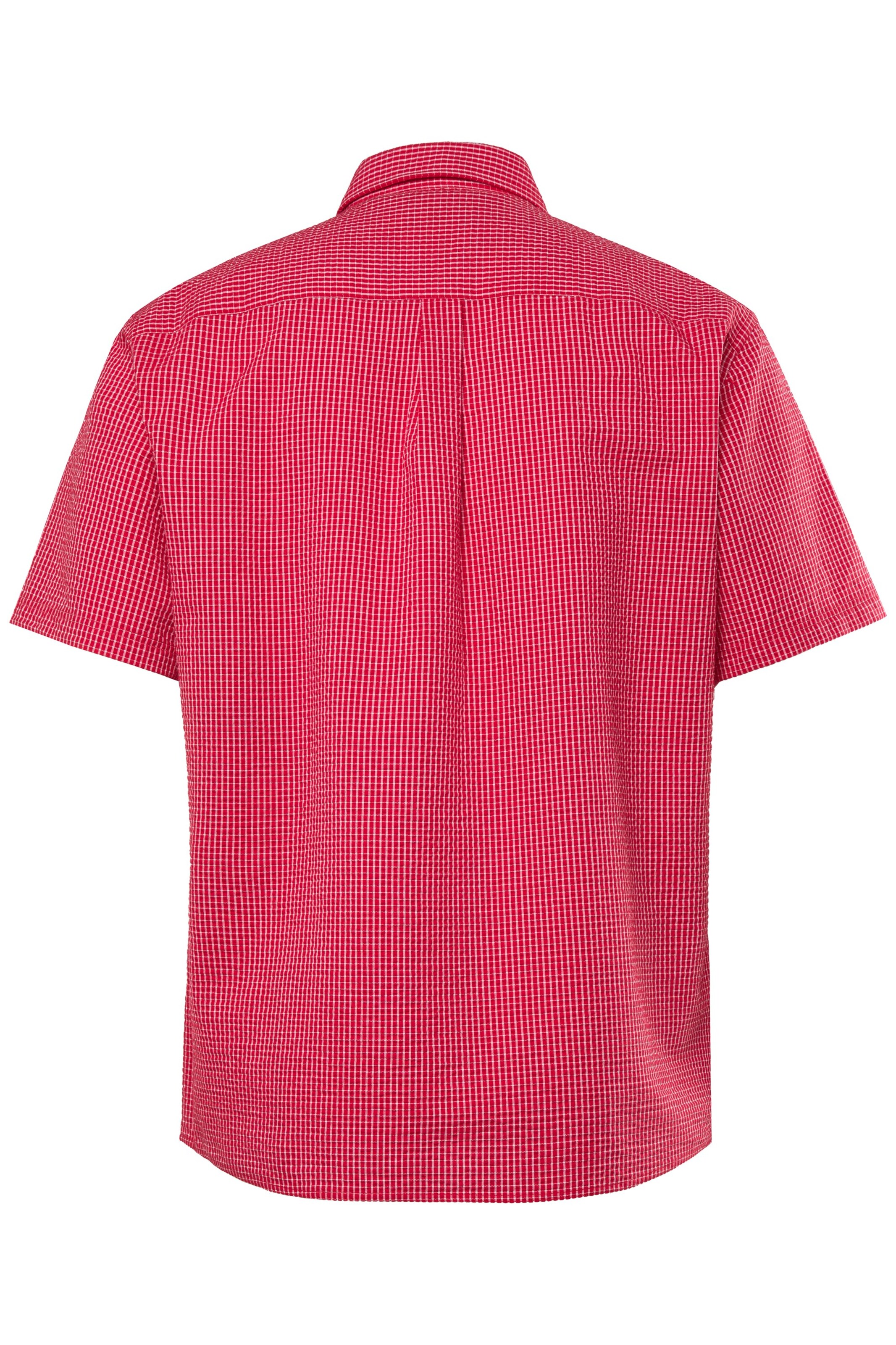 Men Plus Comfort fit Overhemd in Rood