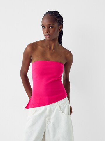 Bershka Top in Pink: front