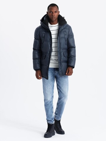 Ombre Winter jacket in Blue