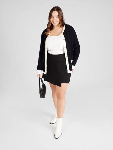 ONLY Carmakoma Knit Cardigan 'Lady' in Black