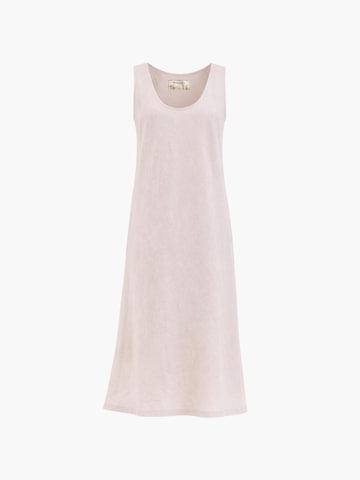 AmourLinen Summer Dress 'Ines' in Beige: front