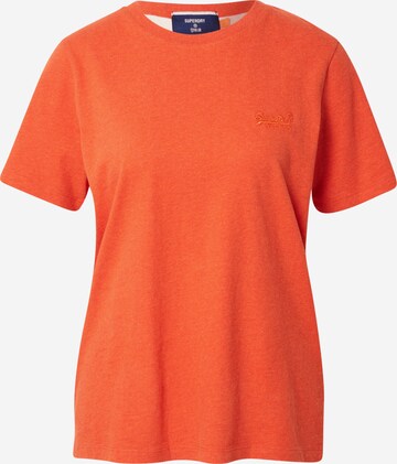 T-shirt 'Classic' Superdry en orange : devant