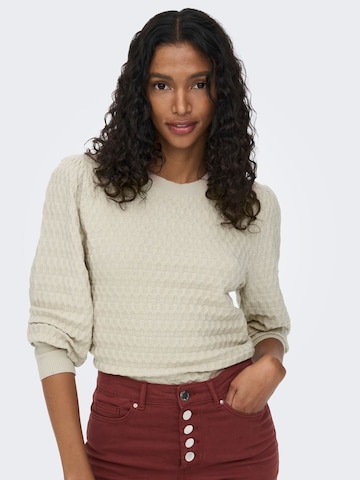 ONLY Sweater in Beige: front