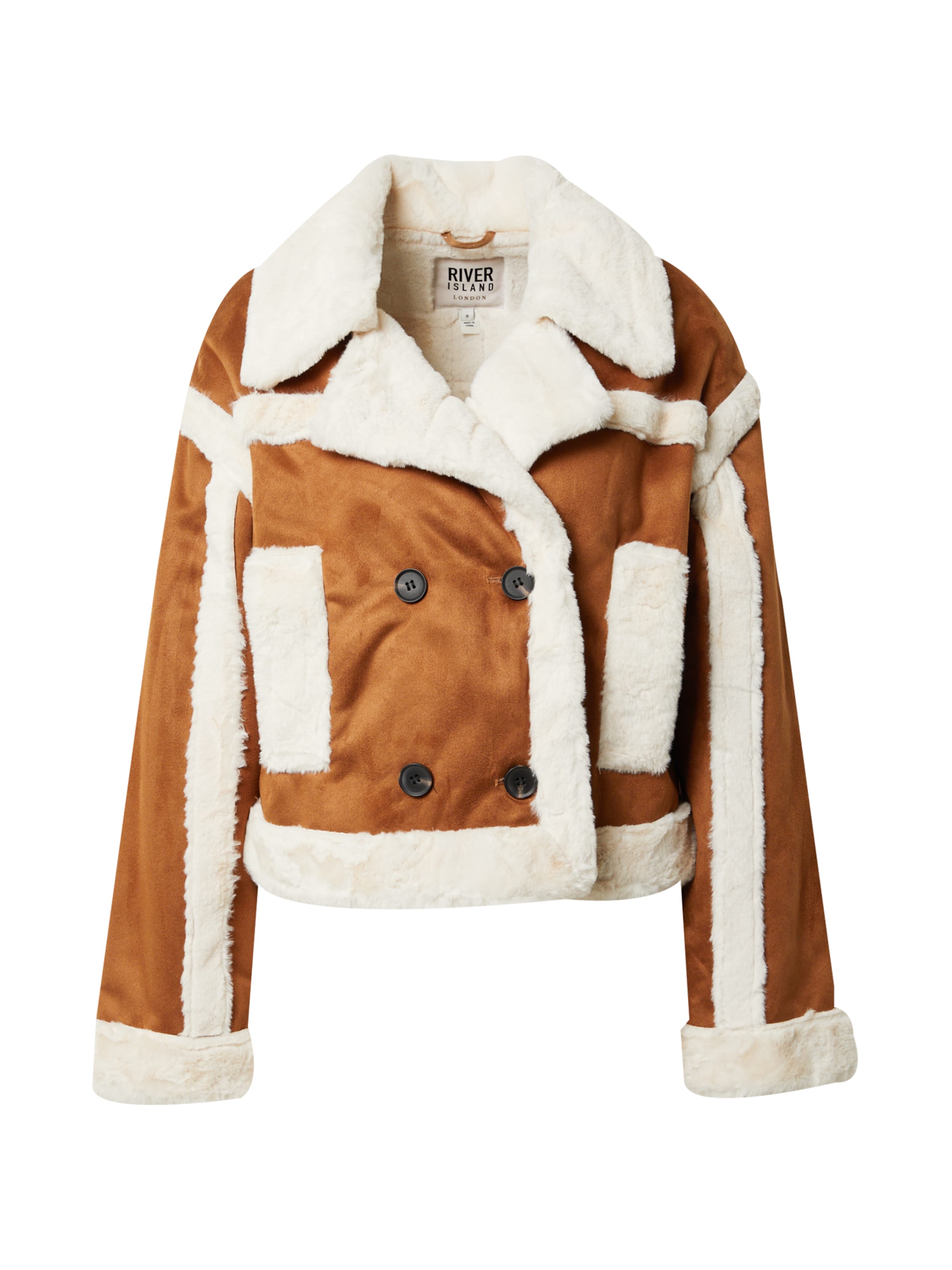 Giacca di mezza stagione di River Island in marrone: frontale